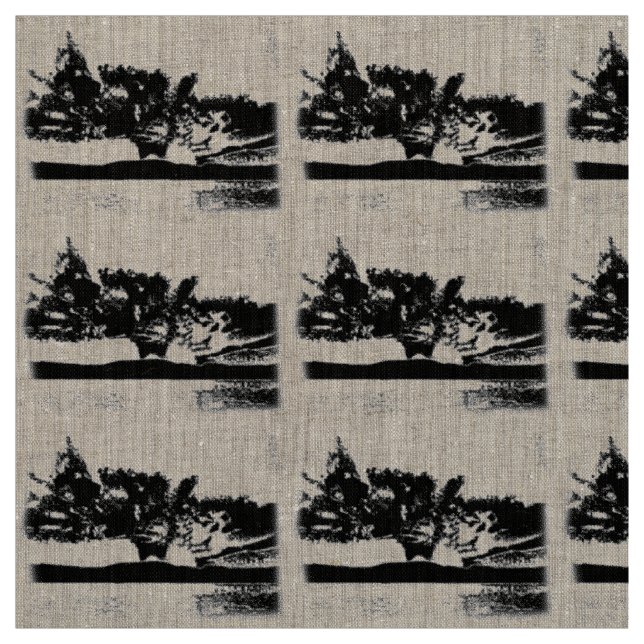 Tecido Arte abstrata para parede impressa digital minimal (Modelo)