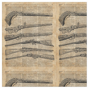 Tecido Arte antiga do dicionário das armas das armas do