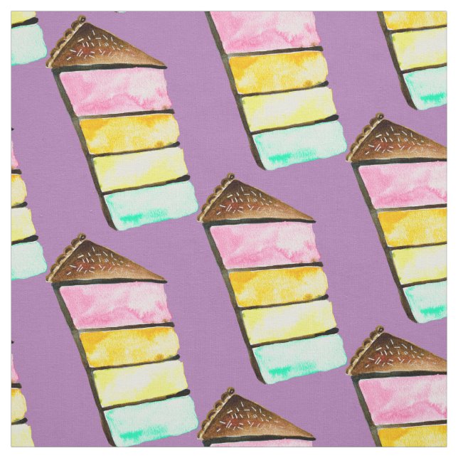 Tecido Arte de bolo de fatia de bolso (Modelo)