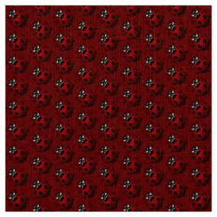 Tecido Arte de Joaninha Tecido de Besouro Cotton o