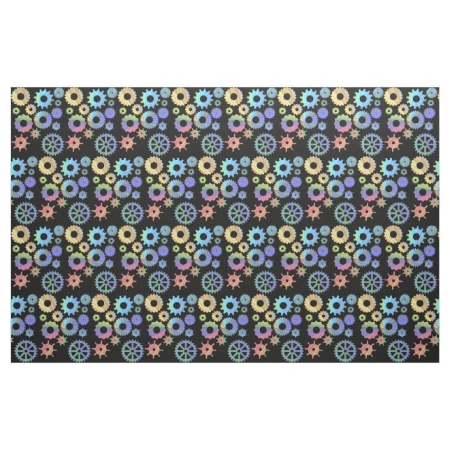 Tecido Arte do arco-íris steampunk metal (Fat Quarter)