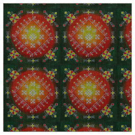 Tecido Arte folclórica tradicional letã com pintura de sí