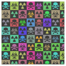 Arte gótico punk Toxic Skulls