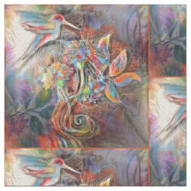 Arte macia dos Pastels do vôo do colibri