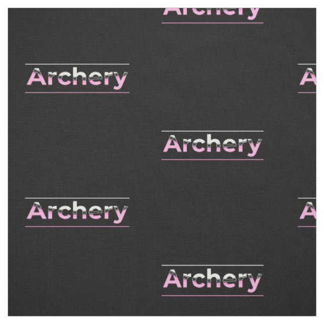 Tecido Arte Moderna Minimalista da Archery - Arco Rosa (Modelo)