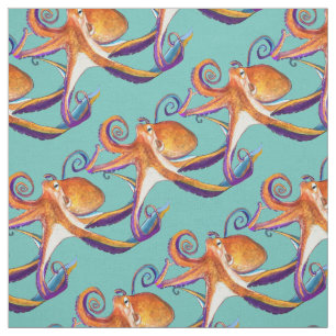 Tecido Arte octopus sealife