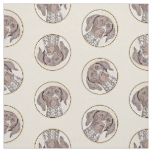 Tecido Arte Original de Pintura de Ponta Curto-Alemão