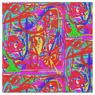 Tecido Arte Pop Mod Design Abstrato