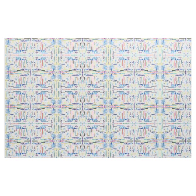 Tecido arte precisionista realismo cubista (Fat Quarter)