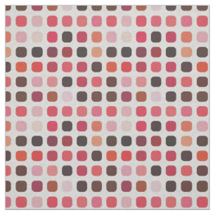 Tecido Arte Quadrada Vermelha Redonda Rosa Púrpura