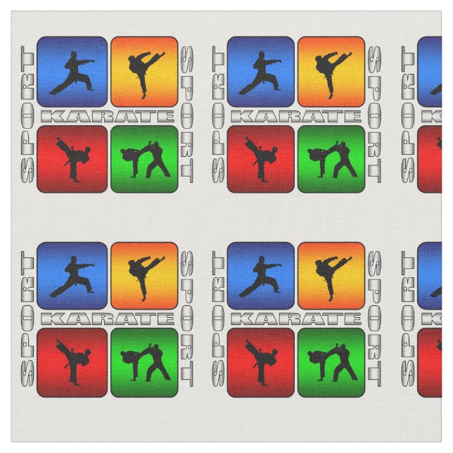 Tecido Artes marciais espectaculares de Kung Fu Ninja do (Detalhe)