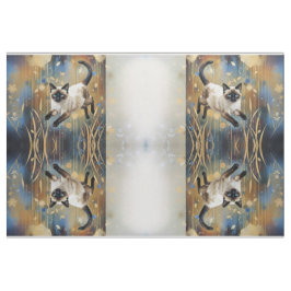 Tecido Artistic Fabric Designs Cat