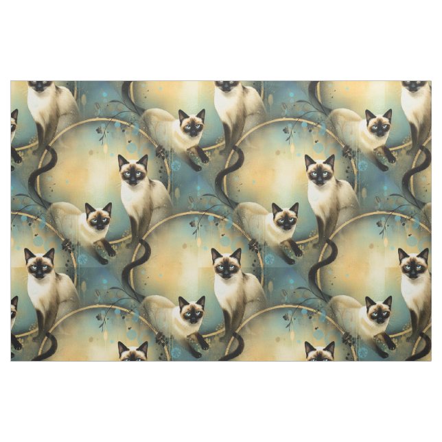 Tecido Artistic Fabric Panel Cats (Fat Quarter)