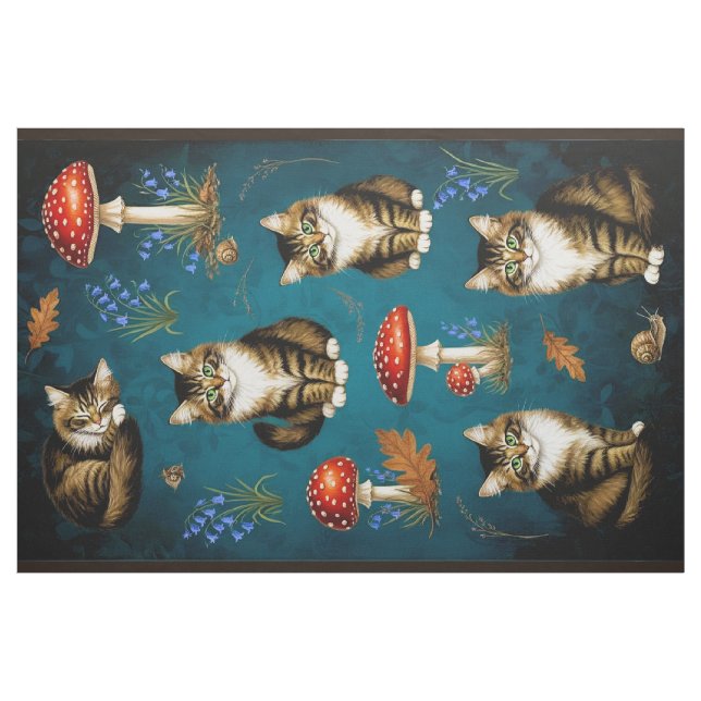 Tecido Artistic Quilting Fabric Cats (Fat Quarter)