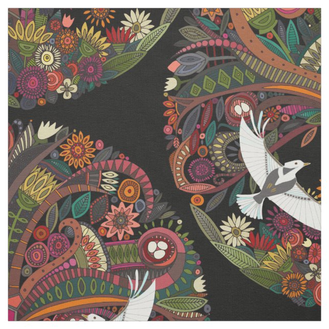 Tecido árvore do preto da vida (Modelo)