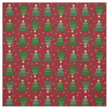 Árvores de Natal com Estrelas em Vermelho Personal