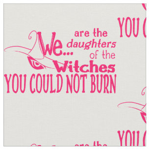 Tecido as bruxas das filhas de halloween não podiam queim