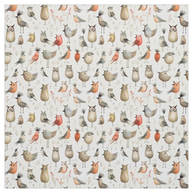 Tecido Asas Whimsical: Pássaro Whimsy (Modelo)
