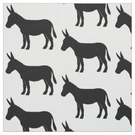 Tecido Asno na silhueta