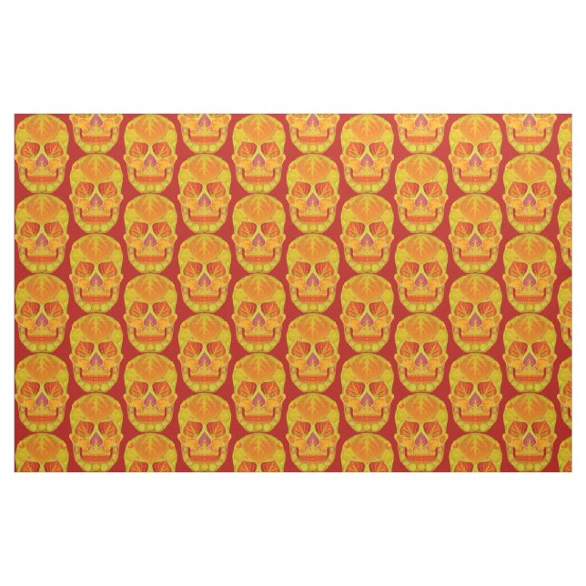Tecido Aspen Folha Crânio 13 (Fat Quarter)