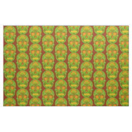 Tecido Aspen Folha Skull 10