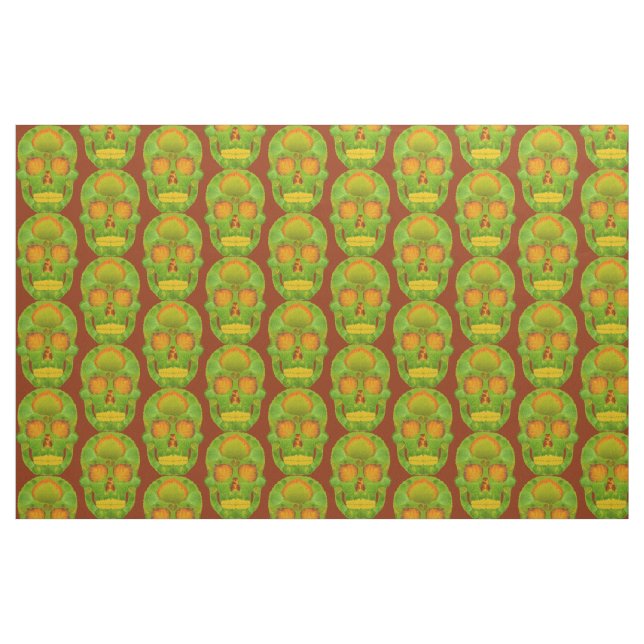 Tecido Aspen Folha Skull 10 (Fat Quarter)
