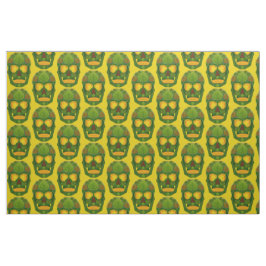 Tecido Aspen Leaf Skull 9