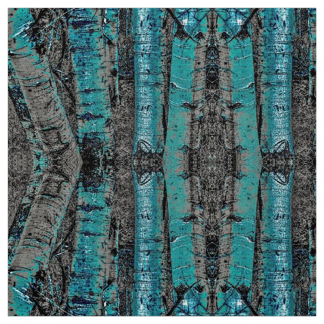 Tecido Aspensos Azuis (Modelo)