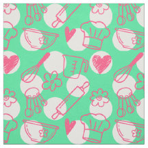 Assando Doodles em Pontinhos - Rosa & Verde