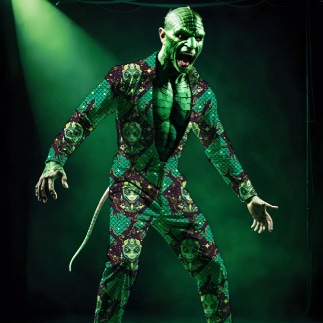 Tecido Assistente do Lizard (Unique lizard fabric for your Halloween projects)