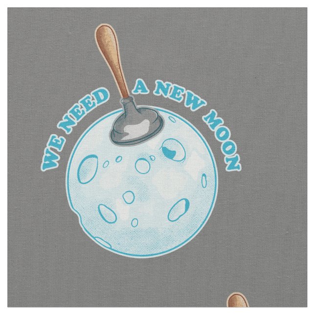 Tecido Astronomia da Nova Lua (Detalhe)