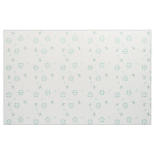 Tecido Atum de idade atômica Starbursts Winter Green