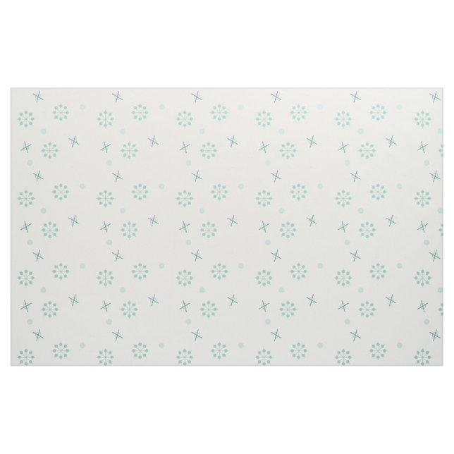 Tecido Atum de idade atômica Starbursts Winter Green (Fat Quarter)