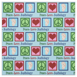 Tecido Audiologista do Peace Love