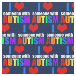 Tecido Autism Love