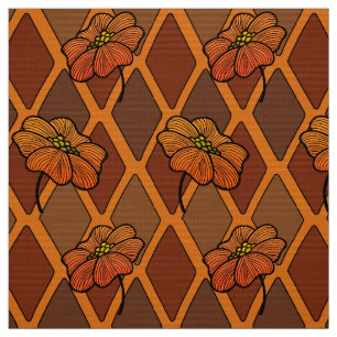 Tecido Autumn Colors Harlequin e Poppies