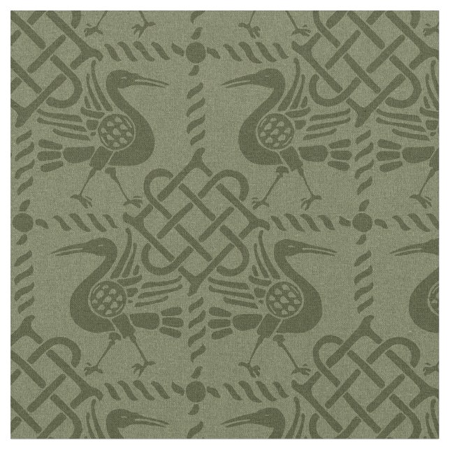 Tecido Aves e Nódulos de Revival Góticos (Detalhe)