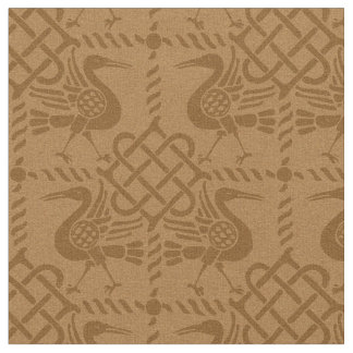 Tecido Aves e Nódulos de Revival Góticos