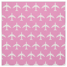 Tecido Avião branco de reabastecimento KC-135 a rosa