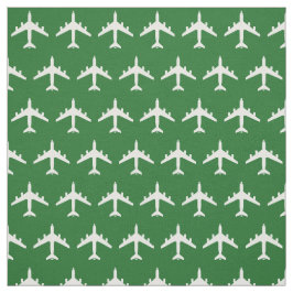 Tecido Avião branco de reabastecimento KC-135 em verde