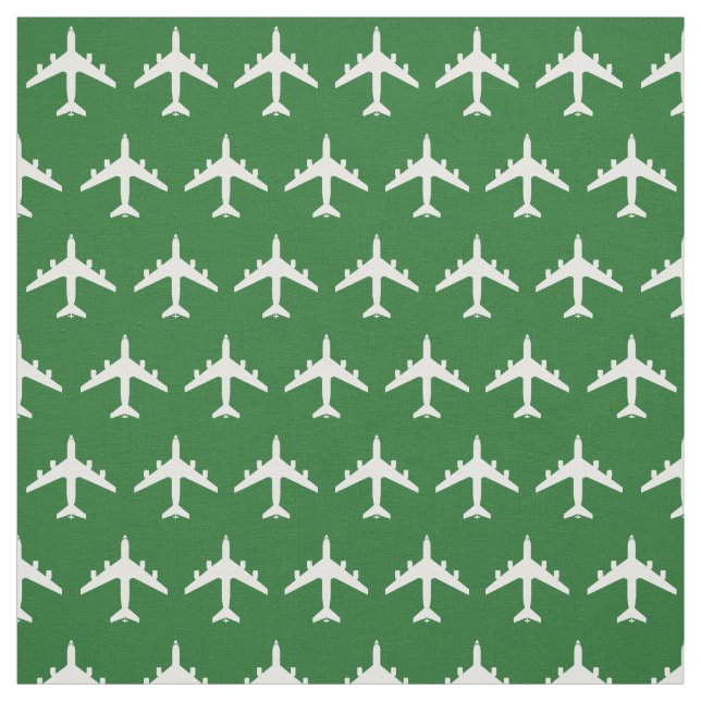 Tecido Avião branco de reabastecimento KC-135 em verde (Modelo)