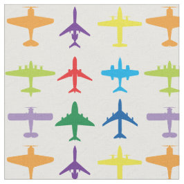 Tecido Aviões, fundo branco, azulejo personalizado