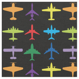 Tecido Aviões, fundo personalizado e azulejo