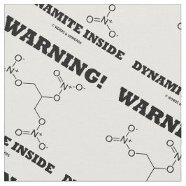 Tecido Aviso! Molécula de nitroglicerina de Dentro dinami