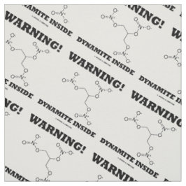 Tecido Aviso! Molécula de nitroglicerina de Dentro dinami