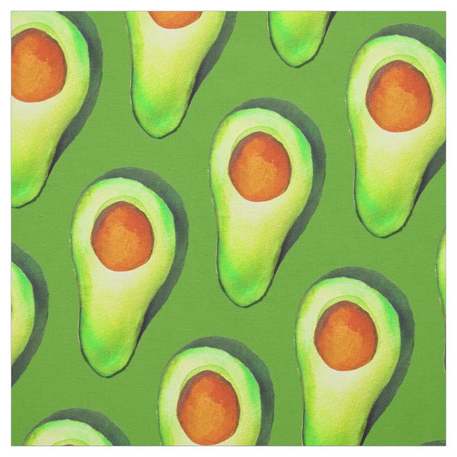 Tecido Avocado viciado em arte verde (Modelo)