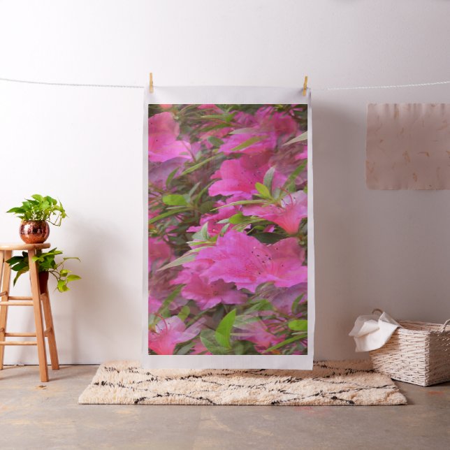 Tecido Azaleas em rosa.... (In Situ)