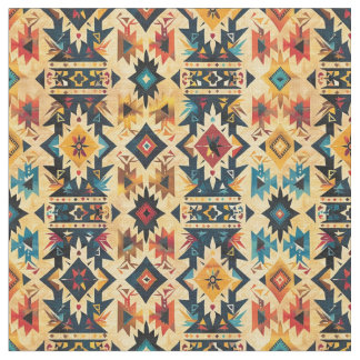 Tecido Aztec Pattern-Vibrant - Geométrico Tribal