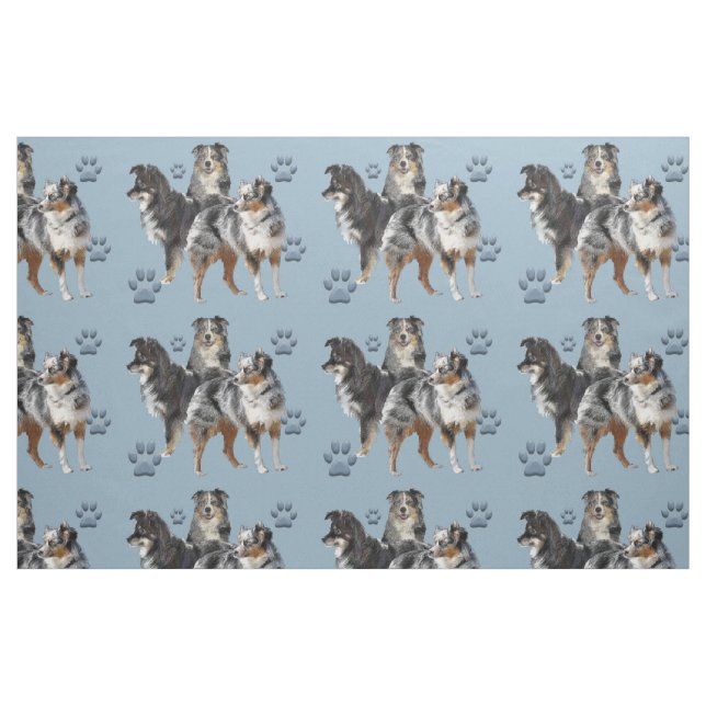 tecido azul australiano Shepherds (Fat Quarter)