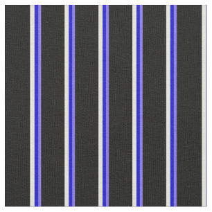 Tecido Azul, Azul, bege e preto médio